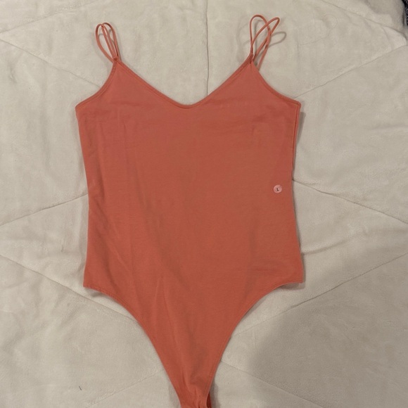 American Eagle Outfitters Tops - American Eagle Outfitters Coral Bodysuit